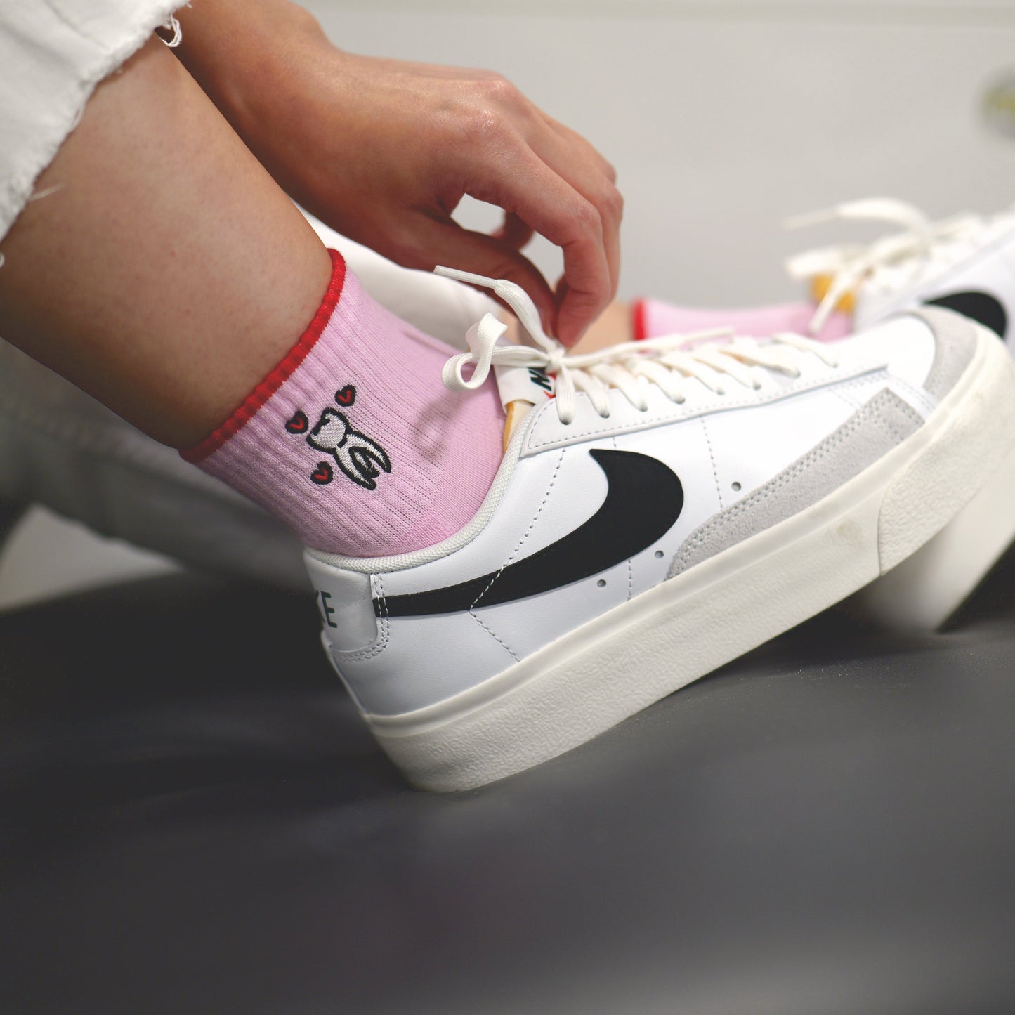 zahni love herz socken